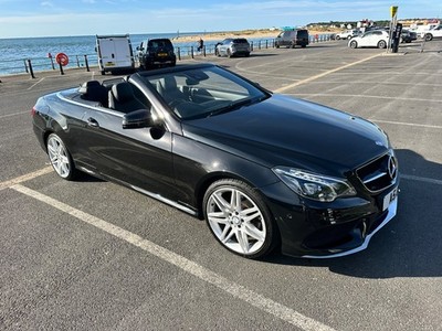 Mercedes-Benz E350d with AMG bodywork and wheels.