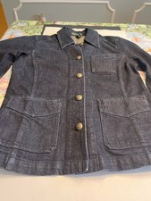 Ralph Lauren Jeans Co Blue Denim Jean Blazer Style Jacket Women s Sz S