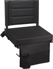 Stadium Seats W/ Back Support Portable Bleacher Chairs W/ Back  Cushion Thick