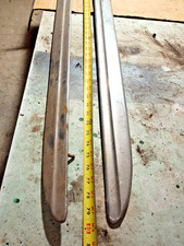 1949-52 Dodge Plymouth Desoto Stainless Rocker Trim Moldings 80 Decent