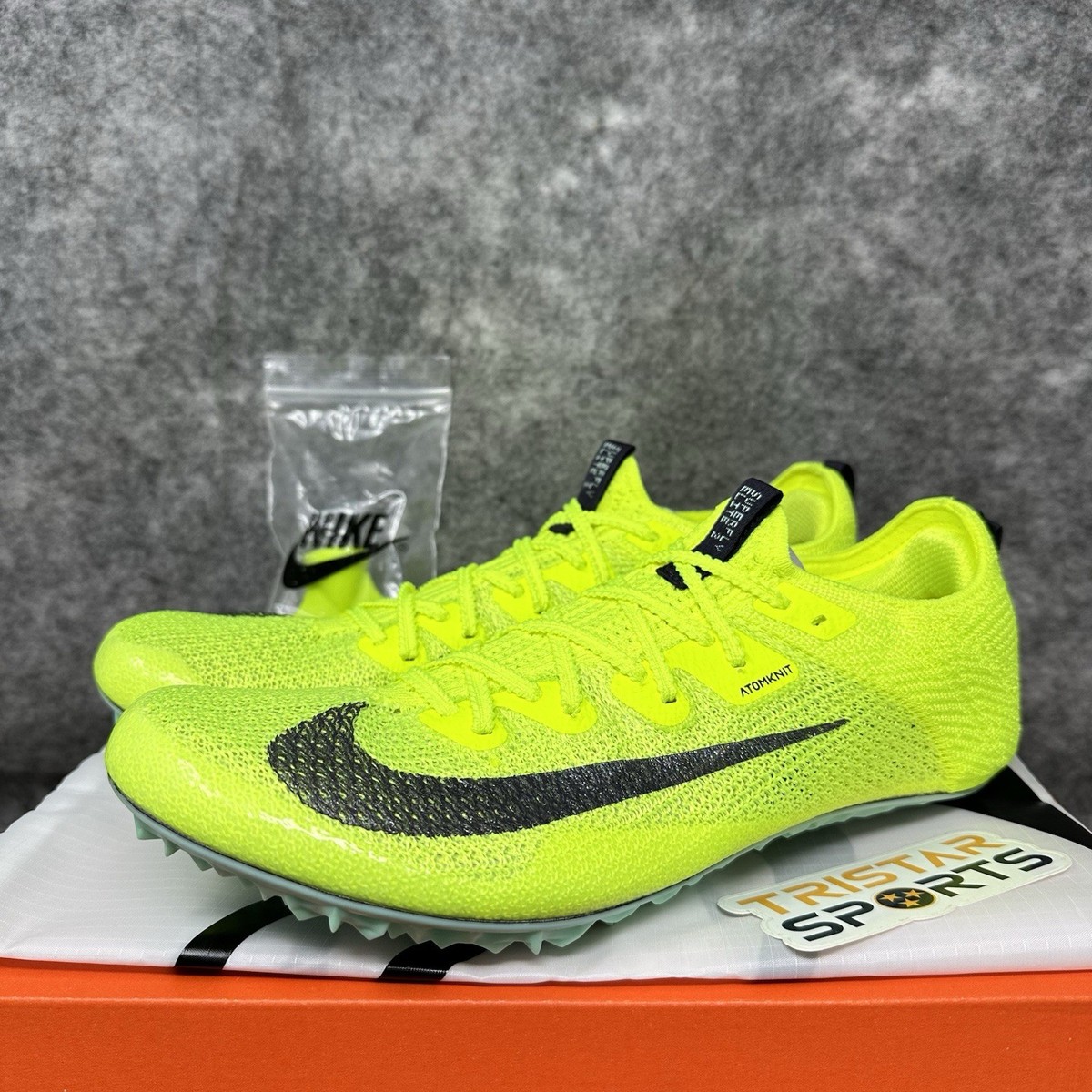 Nike Zoom Superfly Elite 2 Track Spikes Volt Mint DR9923-700 Mens 12.5 No SPIKES Nike Zoom Superfly Elite 2  main image 3