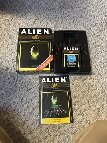 Alien (Atari 2600, 1982) Complete In Box CiB Tested Working