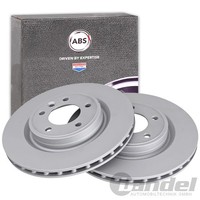 2X A.B.S. Bremsscheiben 325Mm Hinten Passend FüR Land Rover Discovery Range