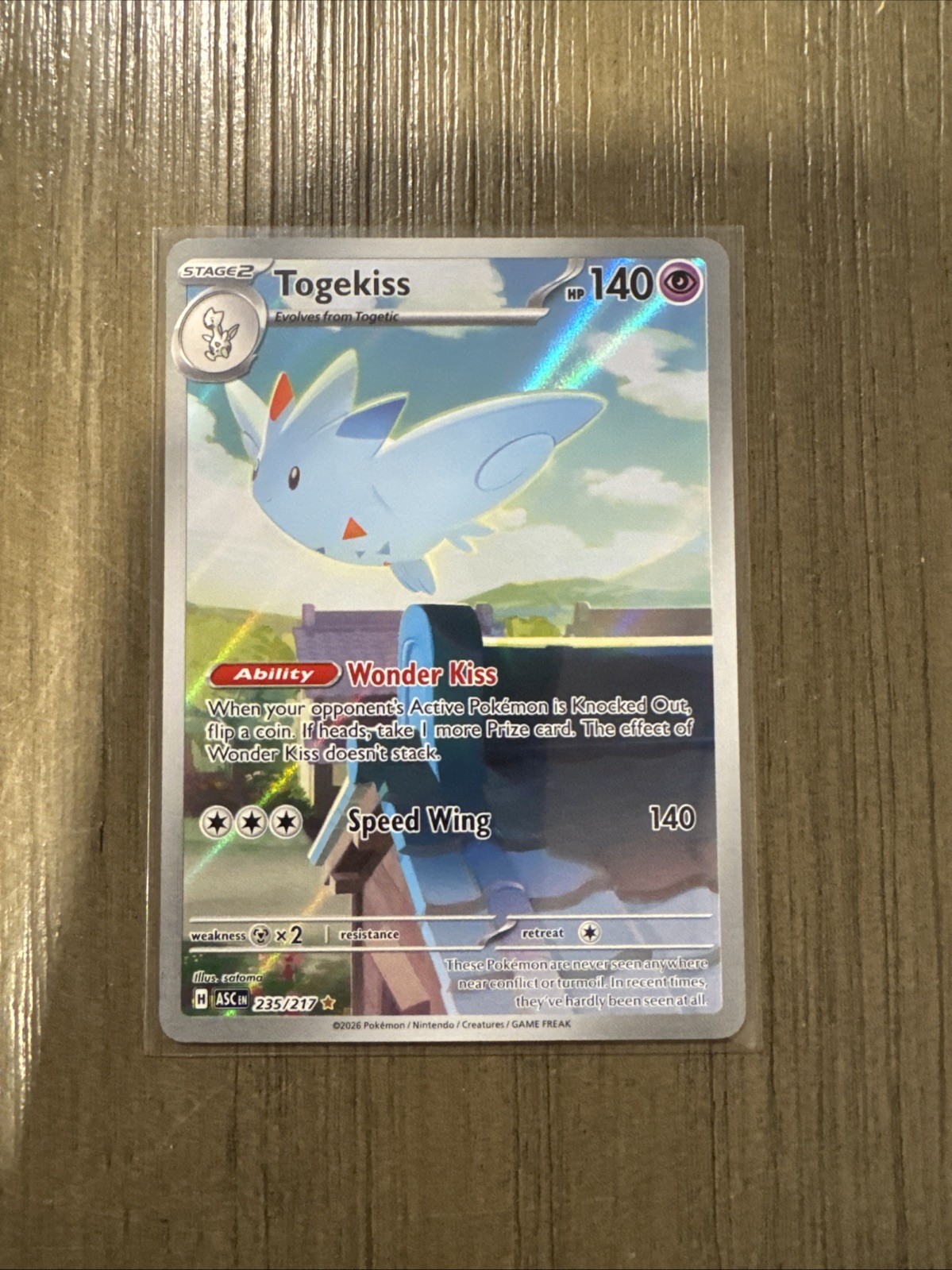 Togekiss 235/217 Ascended Heroes Illustration Rare NM