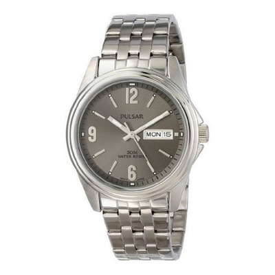 #ad Pulsar Men#x27;s Grey Dial Quartz Watch PV3001 $40.00