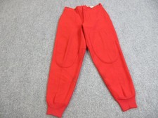 Vintage Woolrich Snow Pants Mens 32x31 Red Wool Cuffed Lined Ski Hunting Winter