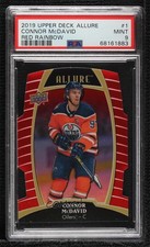 2019-20 Upper Deck Allure Red Rainbow Connor McDavid #1 PSA 9 MINT w3d