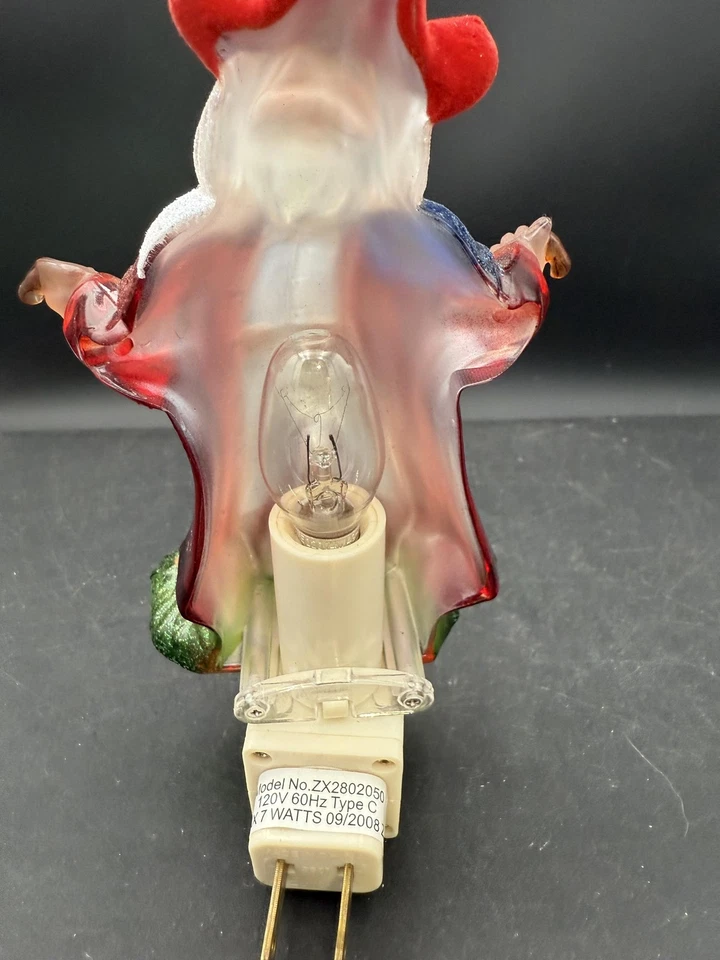 Texas Santa Cowboy Plug-In Night Light C7 7W Holiday Christmas ZX280205 Decor - Image 4 of 4