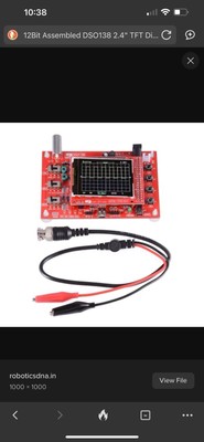 12Bit Assembled DSO138 2.4'' TFT Digital Oscilloscope DIY Module Education Kit