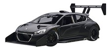 AUTOart 1/18 Peugeot 208 T16 Pikes Peak 2013 Plane Body Black ABS Model Car