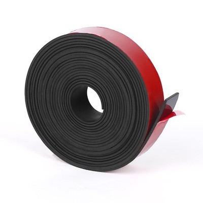 Adhesive Rubber Strip Roll 1 Inch x 180 Inch Neoprene Weather Seal