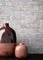 Newroom Vliestapete Grau Steinoptik Industrial Backstein Mauerwerk Wohnzimmer