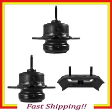 3PCS Engine Motor & Trans Mount For Ford Mustang Base Convertible RWD 4.0L