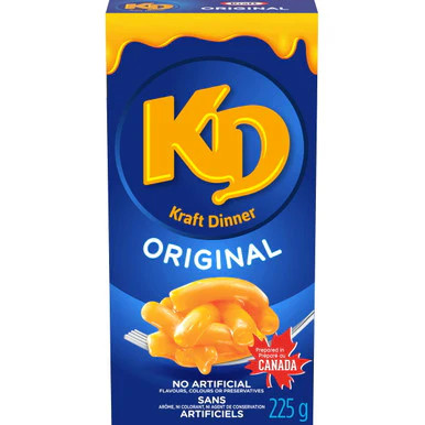 Kraft Dinner Original Macaroni & Cheese 225g x 12pk