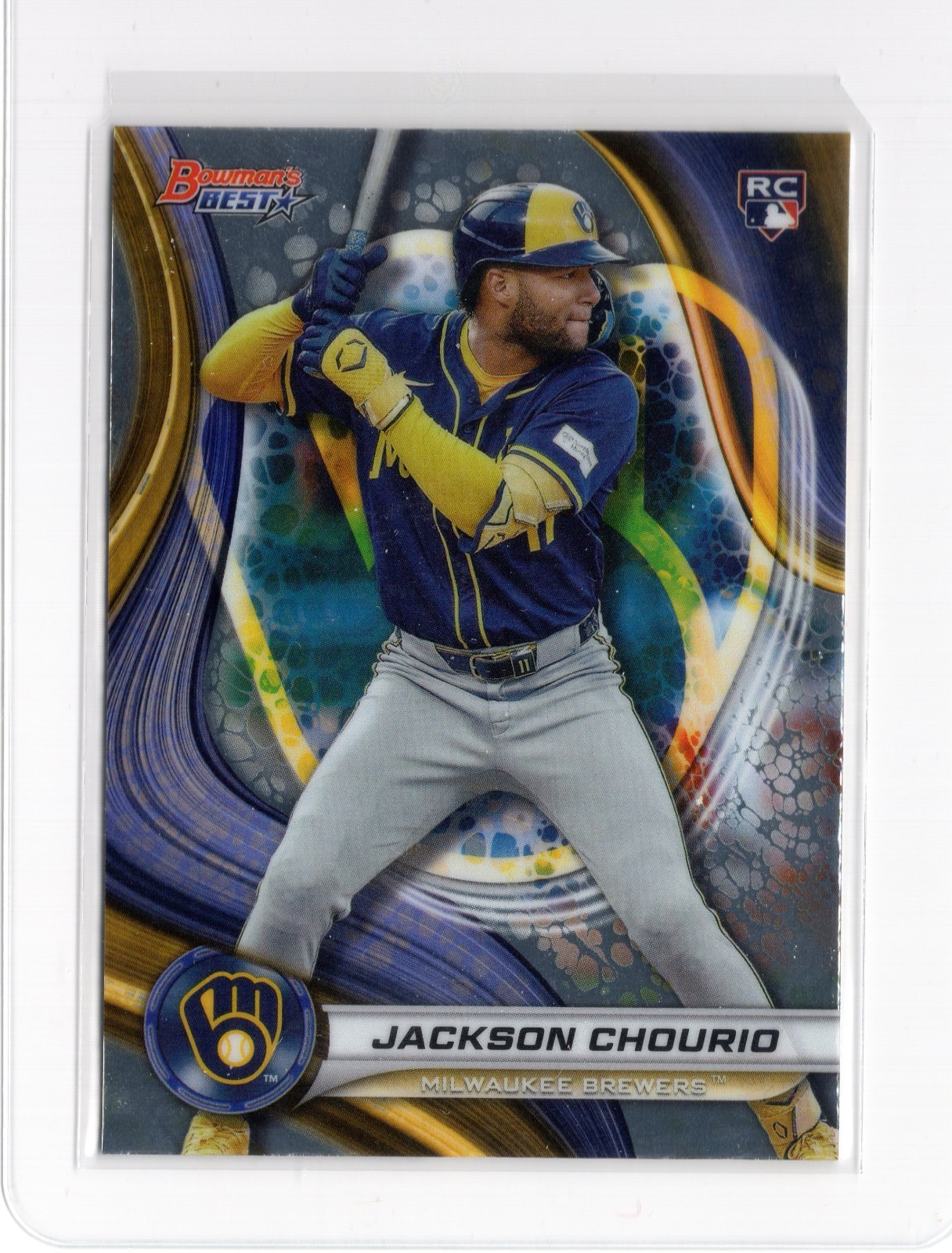 2024 Bowman's Best #38 Jackson Chourio Milwaukee Brewers