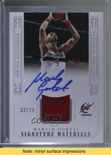 2014-15 National Treasures Signature Materials 32/75 Marcin Gortat Auto READ 2sq