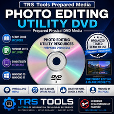Photo Editing Utility DVD for Windows 10 11 Setup Guide TRS Tools Media