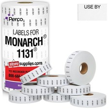 Pricing Labels for Monarch 1131 Use By - 20,000 Labels w/ 8 Rolls Value Pack,...
