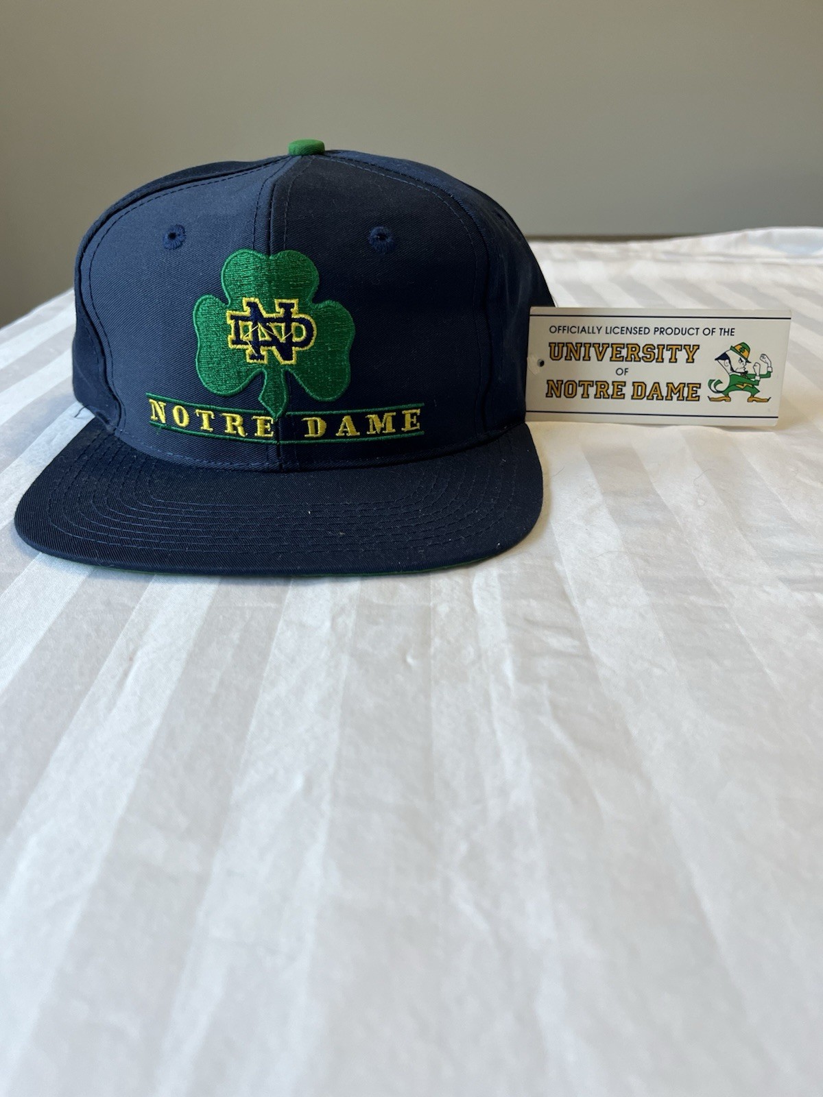 Lou Holtz Autographed Signed Notre Dame Fighting Irish / Hat The Game Vintage 