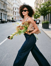 SPANXshape  Original EveryWear Wide Leg Jeans - Raw Indigo Petite NEW WITH TAG