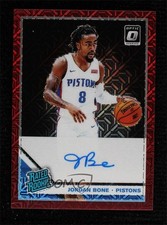 2019-20 Donruss Optic Rated Rookie Choice Prizm Signatures Jordan Bone Auto 0nr3
