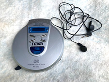 Vintage 2004 NAXA Super Slim Portable CD player Model NX-303 headphones