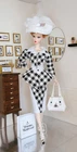 OOAK FASHION FOR SILKSTONE, VINTAGE BARBIE,  FASHION ROYALTY DOLL - by Xiaolan