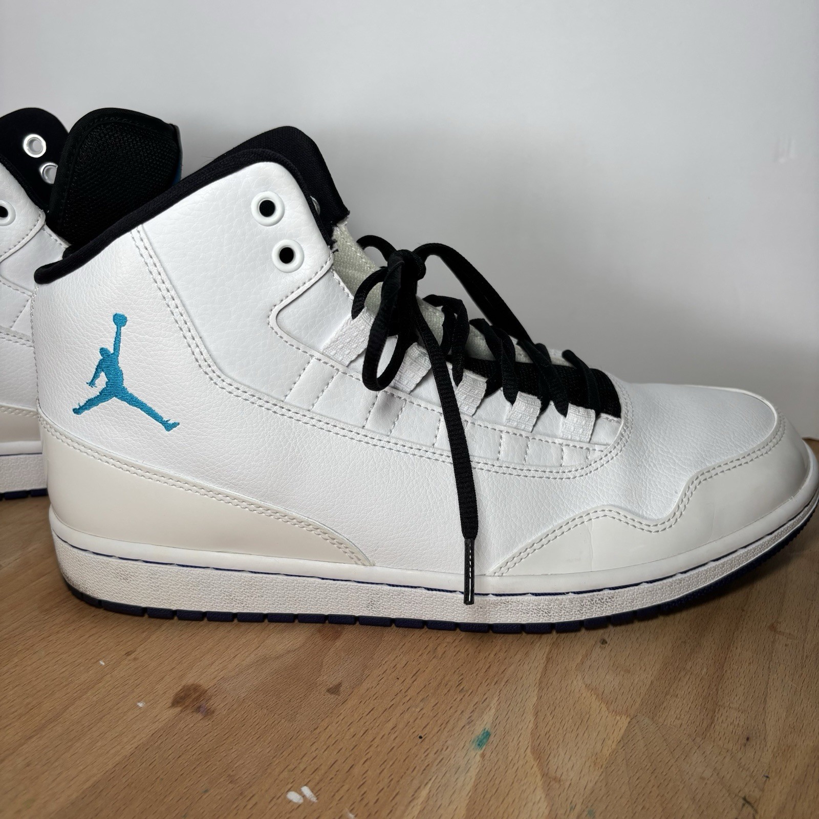 Nike Air Jordan Executive White / Blue Lagoon Shoes - Men’s Size 11 thumbnail 9