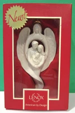 LENOX BLESS OUR FAMILY ANGEL Ornament -- -- NEW in BOX