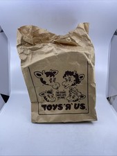 VINTAGE 70's Toys r Us Geoffrey Giraffe Brown Paper Bag ( Rough)