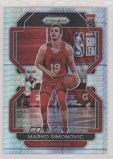2021-22 Panini Prizm Hyper Prizm Marko Simonovic #166 0b3