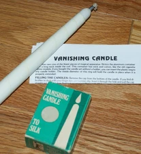FANTASIO VANISHING CANDLE (orig. Fantasio, 1970s) -- unmatched quality      TMGS