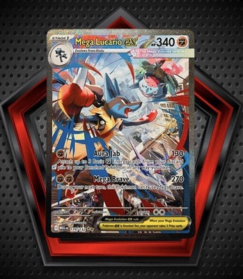 Mega Lucario ex Pokemon Special Illustration Rare 179/132