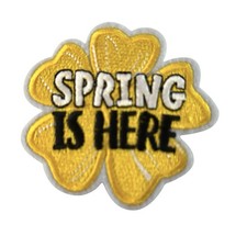 SPRING IS HERE SO COOL IRON ON PATCHE SO COOL ONE FREE STICKER