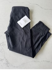 NWT Athleta Girl High Rise Stash Your Treasures Capri Tight BLACK Size XL/14