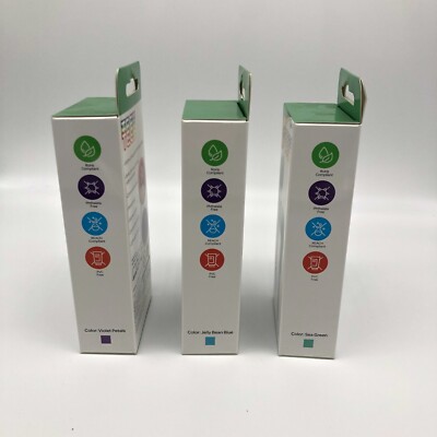 Crayola Tech Purple Blue Green Wired Earbuds with Soft Gel Tips (3  