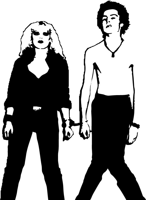 Sid and Nancy vinyl decal sticker punk lovers sex pistols | eBay