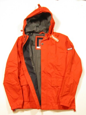 Superdry Men's Orange New York Harbour Hooded Full Zip Jacket