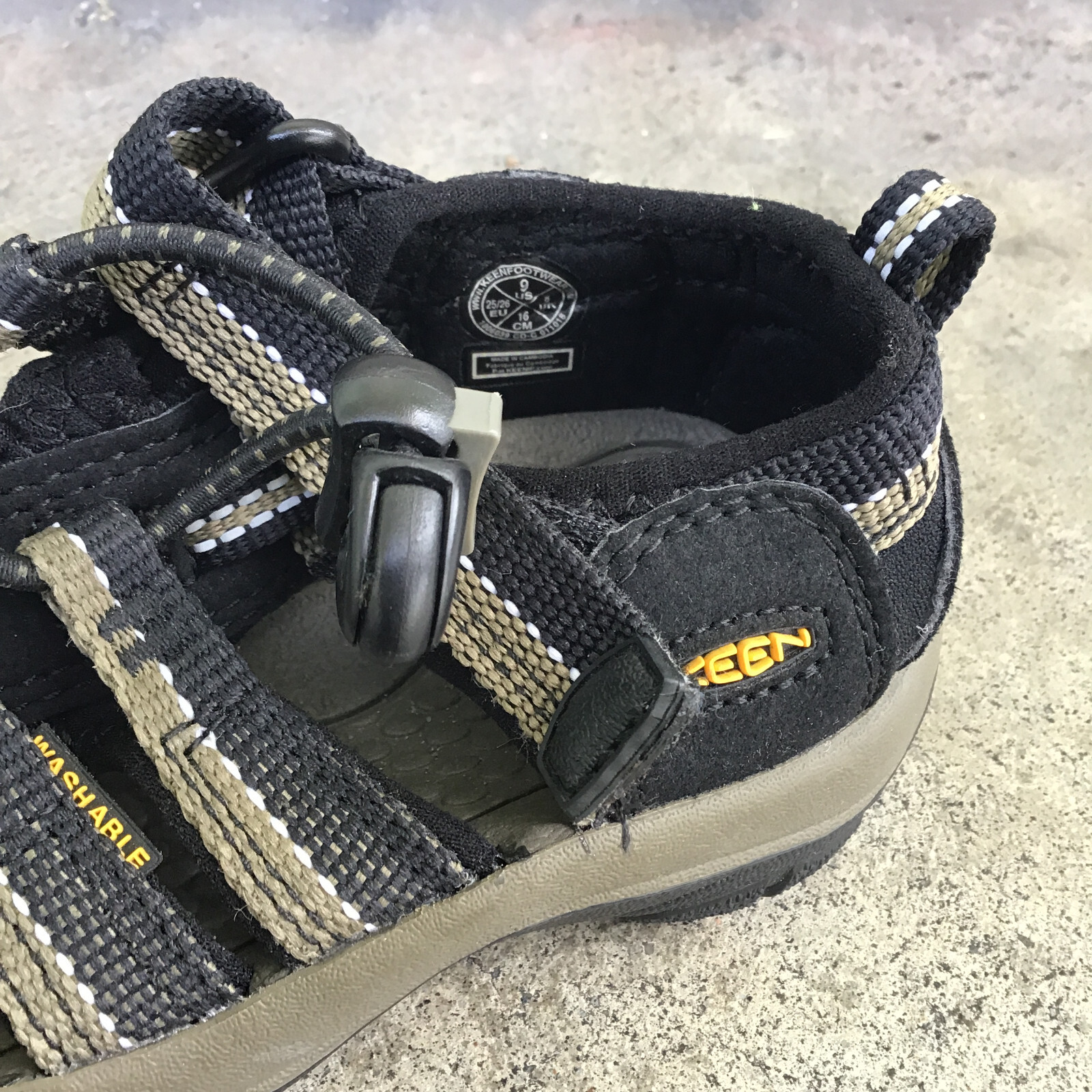 Sandali da trekking impermeabili Keen Newport H2 per bambini taglia 9