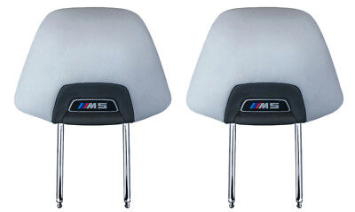 2X OEM Skin Headrest Silverstone SEATS M5 8071313 BMW M5 F90 G30 G31
