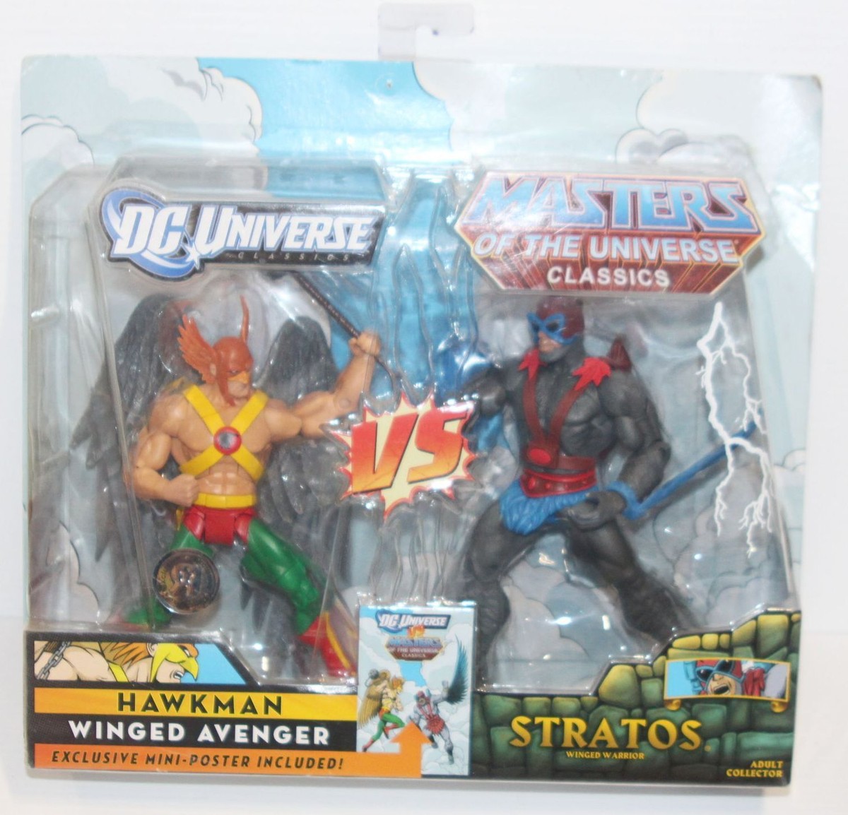 Hawkman vs Stratos DC Universe Vs. MOTU Classics Figure 2