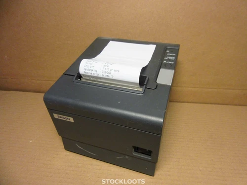 Epson TM-T88IV PARALLEL 80mm Receipt POS Ticket Printer Black M129H + PSU