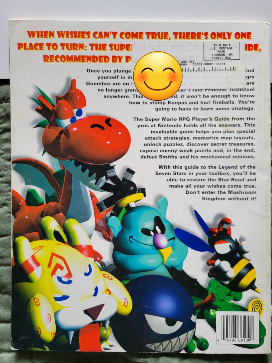 Super Mario RPG Legend of the Seven Stars Nintendo Power Player's