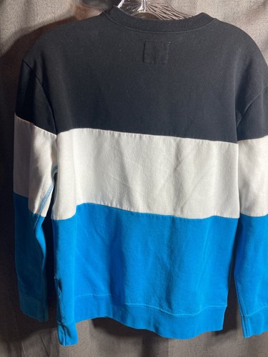 Carolina Panthers Shirt Mens S Crewneck Pullover Logo NFL SpellOut Tailgate - Picture 8 of 8