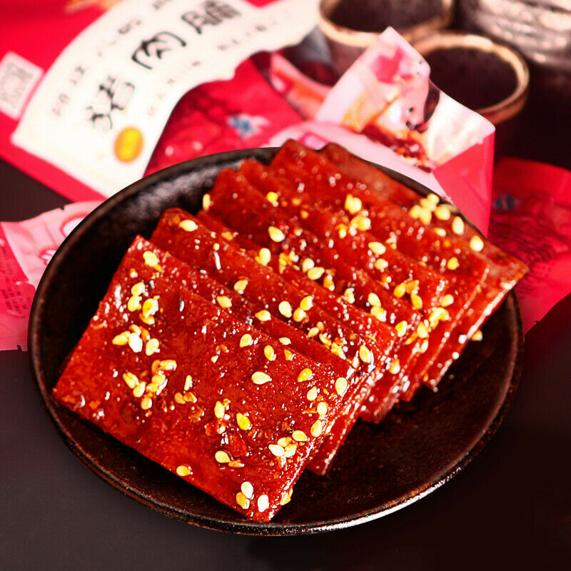 200g Spicy Snacks Chinese Food Pork Jerky 蜀道香零食中国小吃 即食麻辣猪肉脯 200g