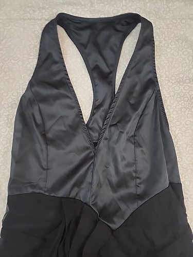 Camicetta abito nero floreale CG Talle donna taglia S N1#14 - Foto 3 di 9