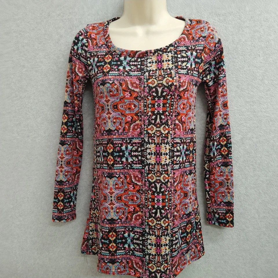 Blusa Top Camisa Living Doll Mujer Junior X Pequeña Roja Azul Delgada Vaquera Ligera Foto 2 de 4