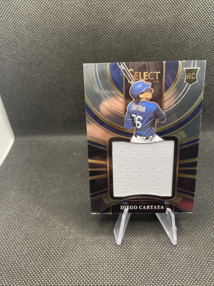 Diego Cartaya 2023 Select Rookie Jumbo Jersey Relic RC #DC Dodgers H21 - Image 4 of 4