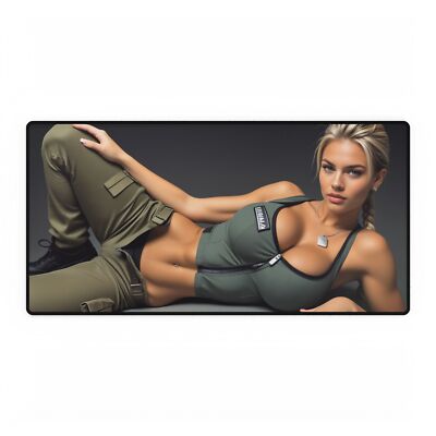 Sonya Blade Desk Mat   Sexy Mortal Kombat Girl Art, Anime Gaming Mouse Pad