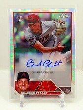 2023 Topps Chrome Update Brandon Pfaadt ROOKIE Refractor Auto 482/499 Silver RC